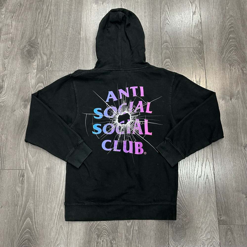 Anti Social Social Club Bullet Hole Hoodie Size S